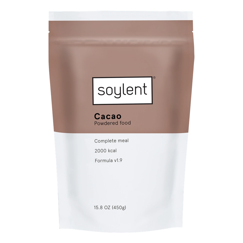 Soylent powder cacao prepaid pouch